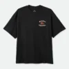 Brixton Brewster Oversized Tees Blk