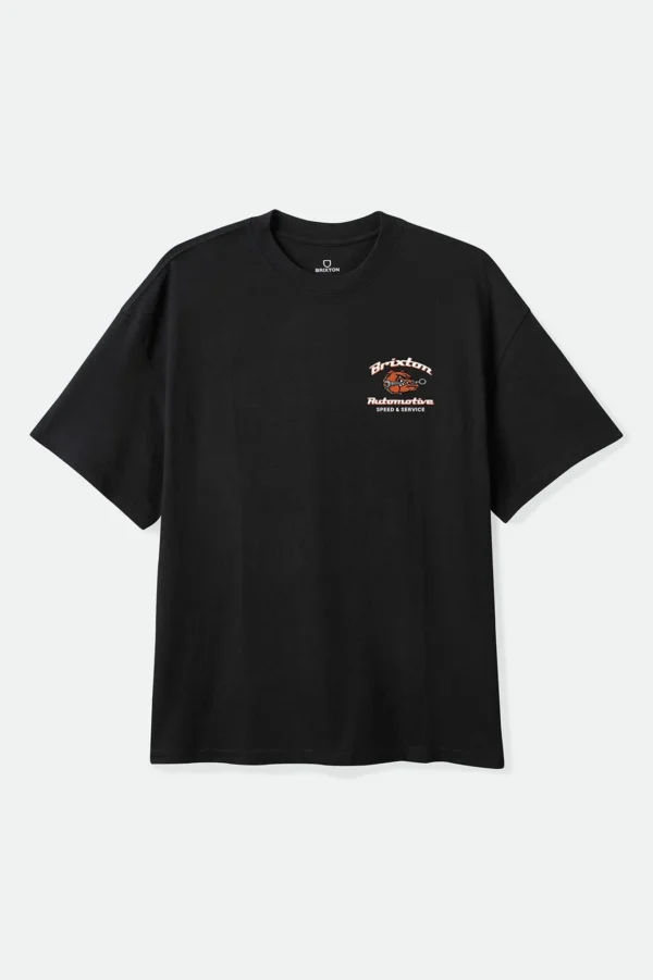 Brixton Brewster Oversized Tees Blk