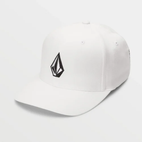Volcom Flex Fit   White S-M