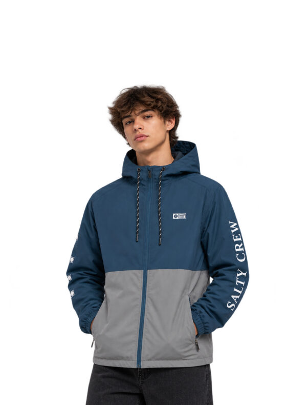 Salty Crew Surface Windbreaker Channel Blue