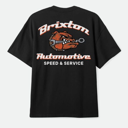 Brixton Brewster Oversized Tees Blk