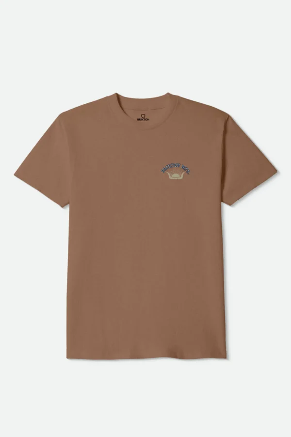 Brixton Stirrus Tees Brown Sugar