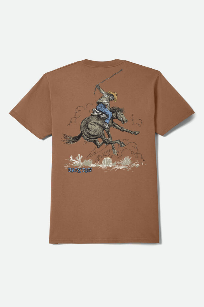 Brixton Stirrus Tees Brown Sugar